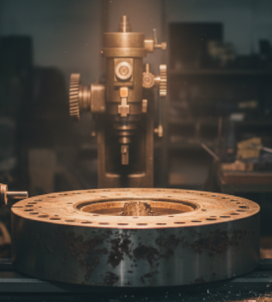 Дефектация крышки цилиндра